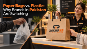 Branded paper bags as an eco-friendly alternative to plastic in Pakistan